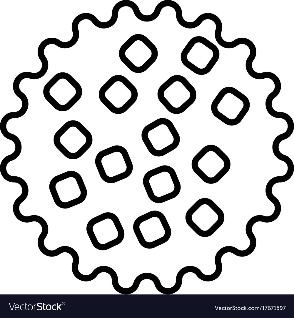 Cookie icon Royalty Free Vector Image - VectorStock