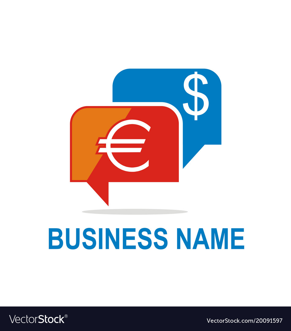 Money Exchange Business Logo Royalty Free Vector Image Money Exchange Business Logo Vector Image