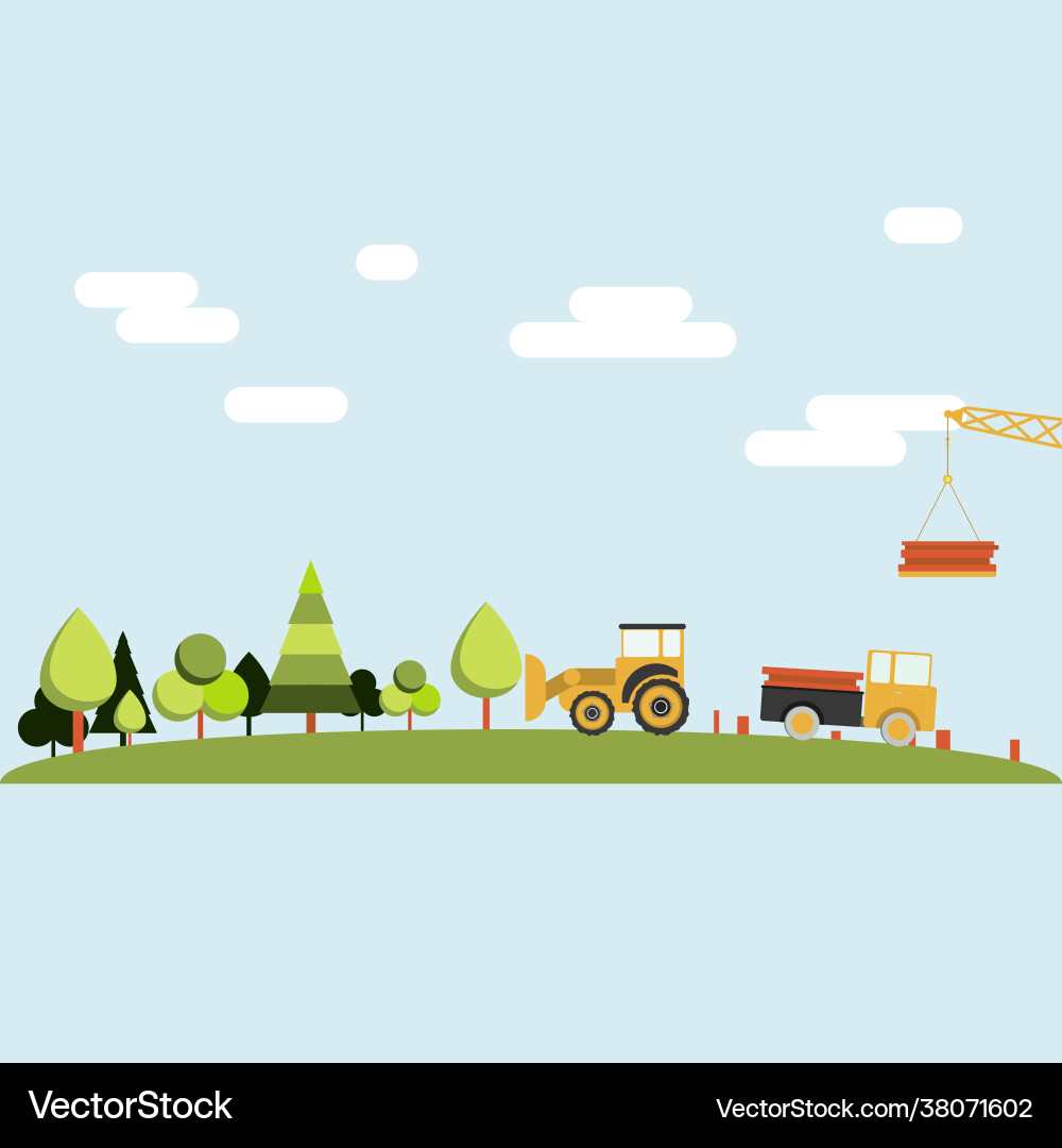 Deforestation Royalty Free Vector Image - VectorStock