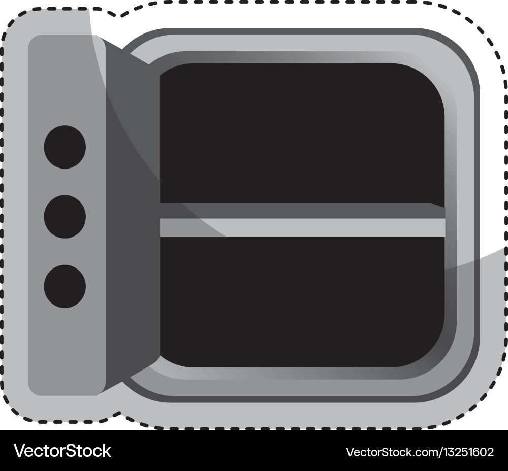 Safe box isolated icon Royalty Free Vector Image
