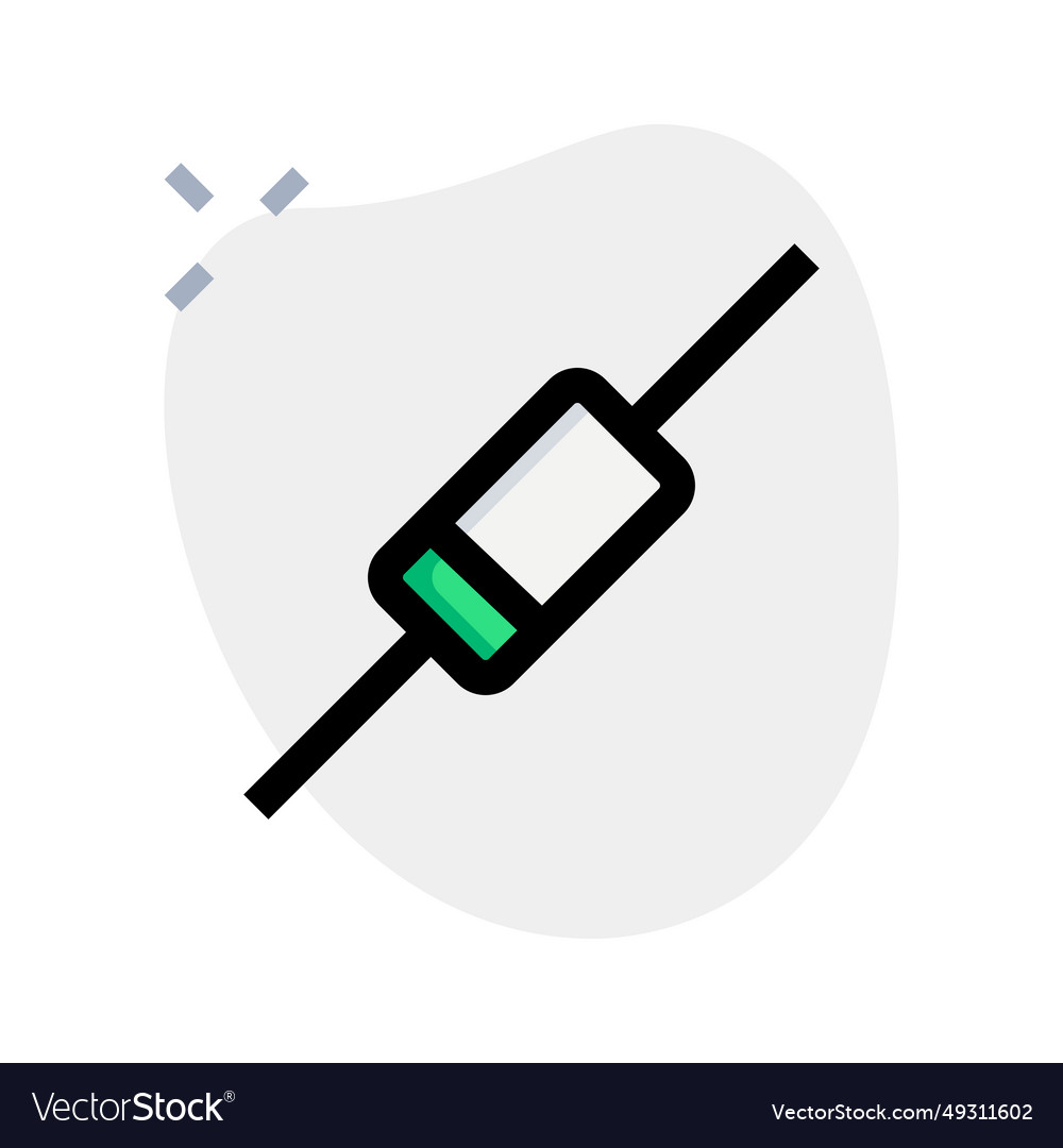 Schottky highspeed diode with low voltage drop Vector Image