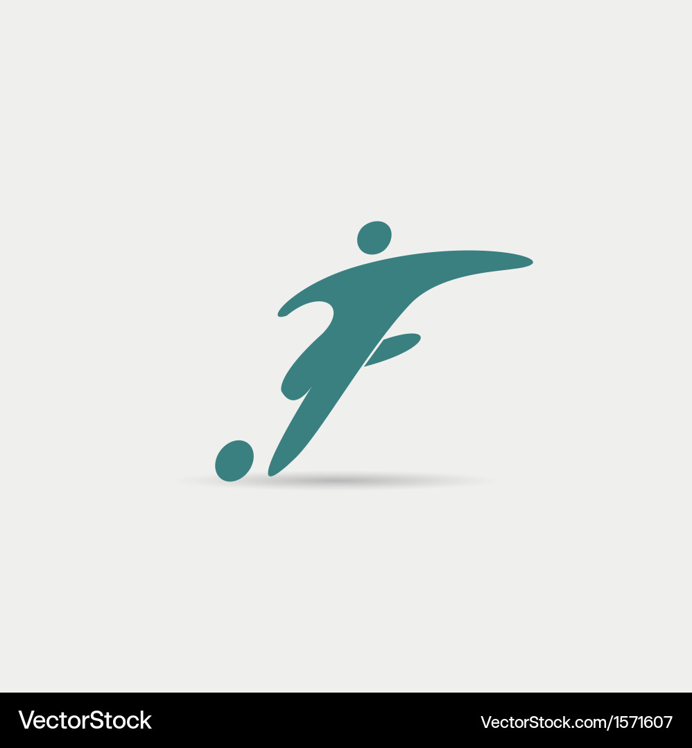 Soccer player Royalty Free Vector Image - VectorStock
