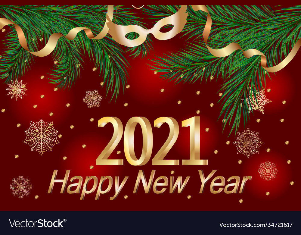 New years with text Royalty Free Vector Image - VectorStock