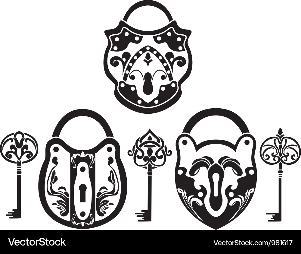 Padlock Royalty Free Vector Image - VectorStock