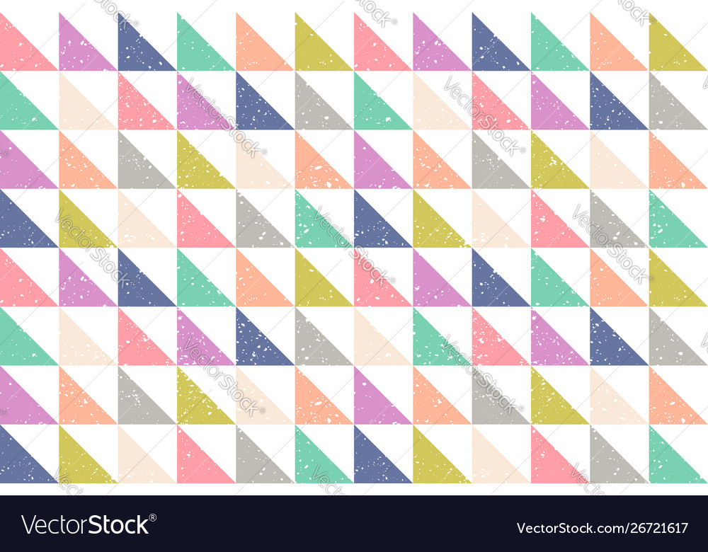 Pattern with grunge abstract triangles Royalty Free Vector