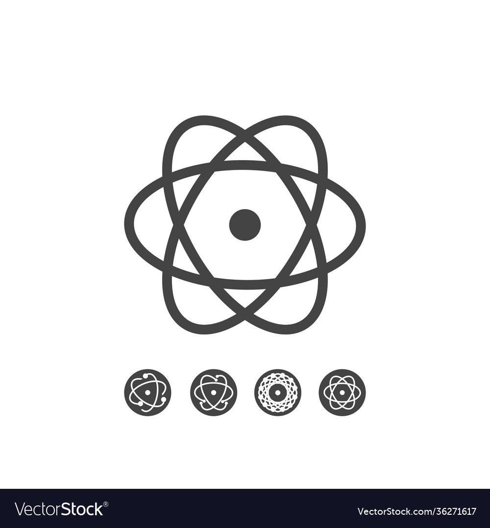 React native large lines icons set isolated Vector Image