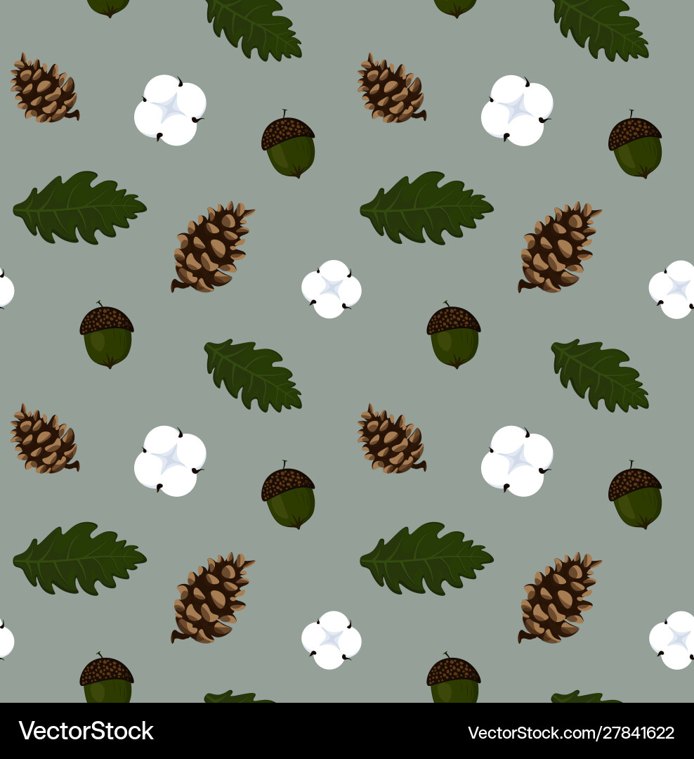 Seamless forest Royalty Free Vector Image - VectorStock