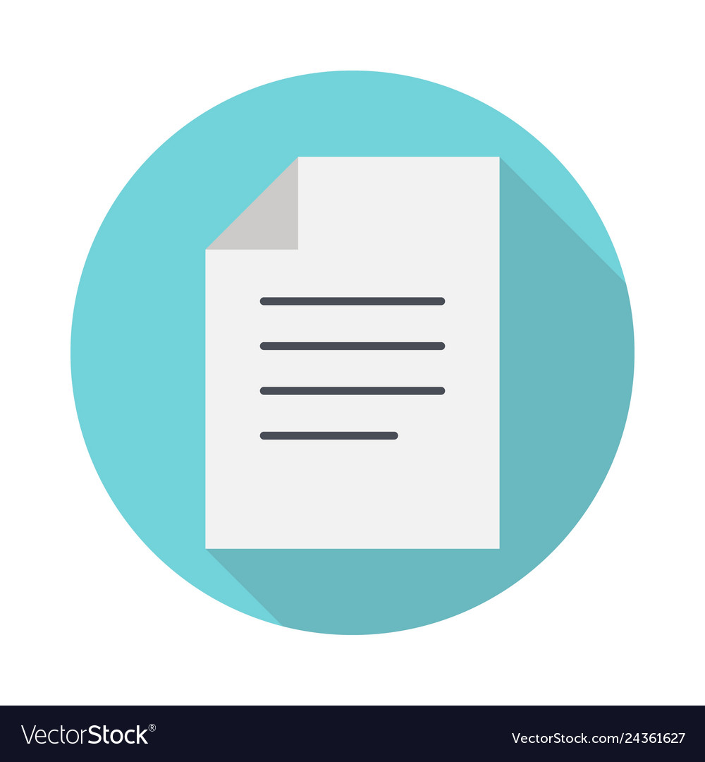 document icon flat