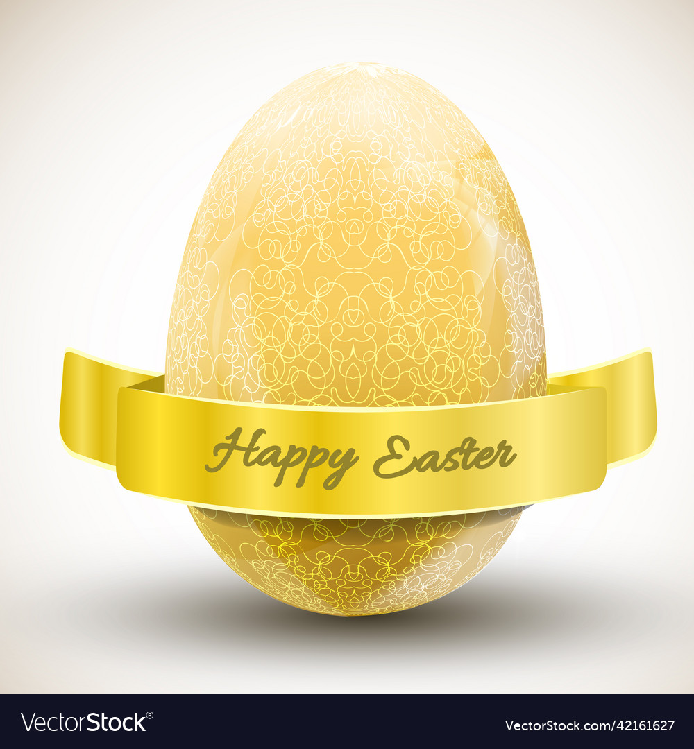 Happy easter egg Royalty Free Vector Image - VectorStock