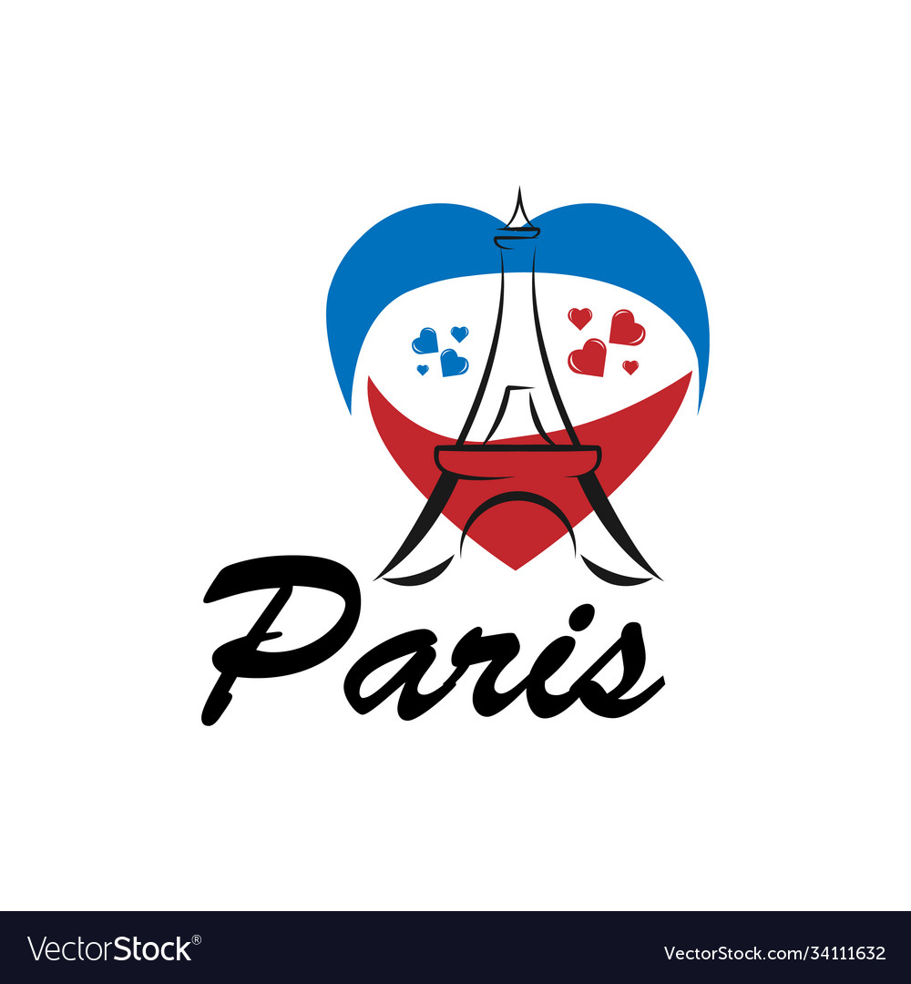 Symbol paris fashion print for female wear Vector Image