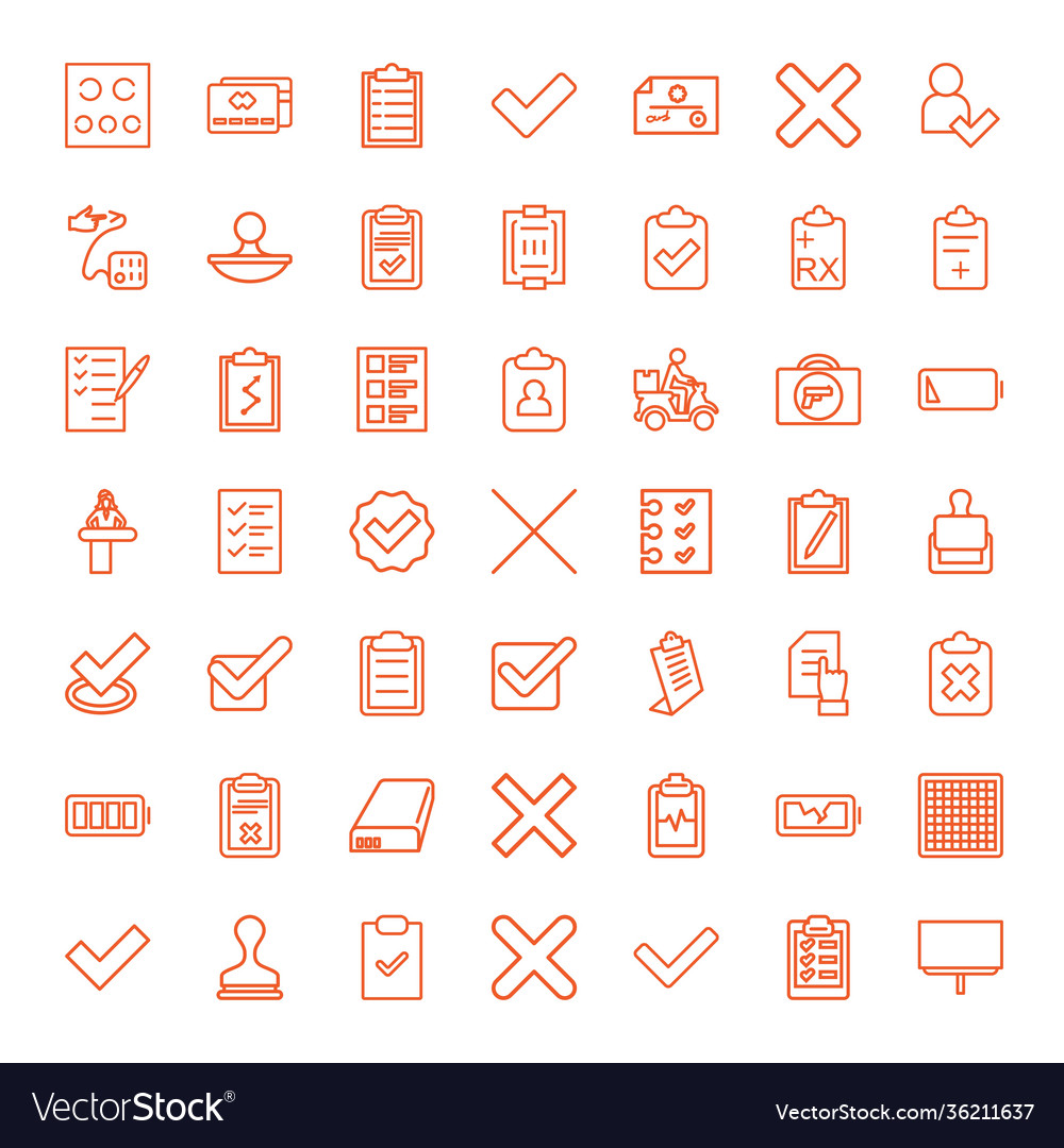 Check icons Royalty Free Vector Image - VectorStock