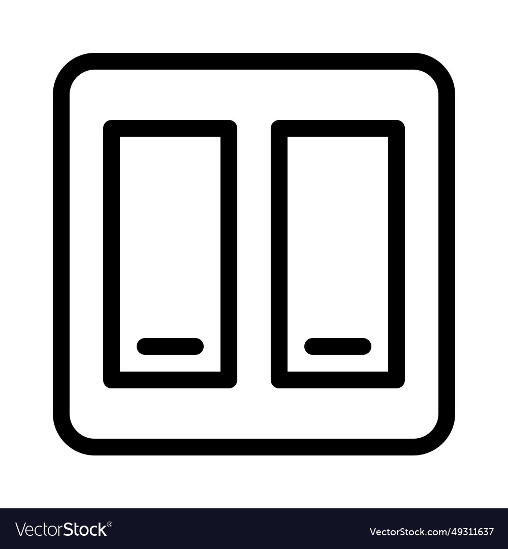 Switch device to control circuit onoff state Vector Image