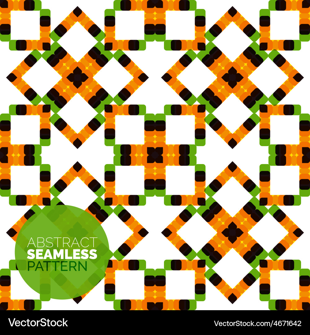 Colorful seamless geometric pattern modern Vector Image