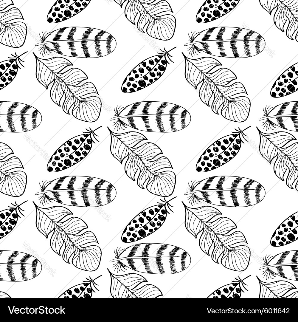 Doodle hand drawn seamless pattern Royalty Free Vector Image