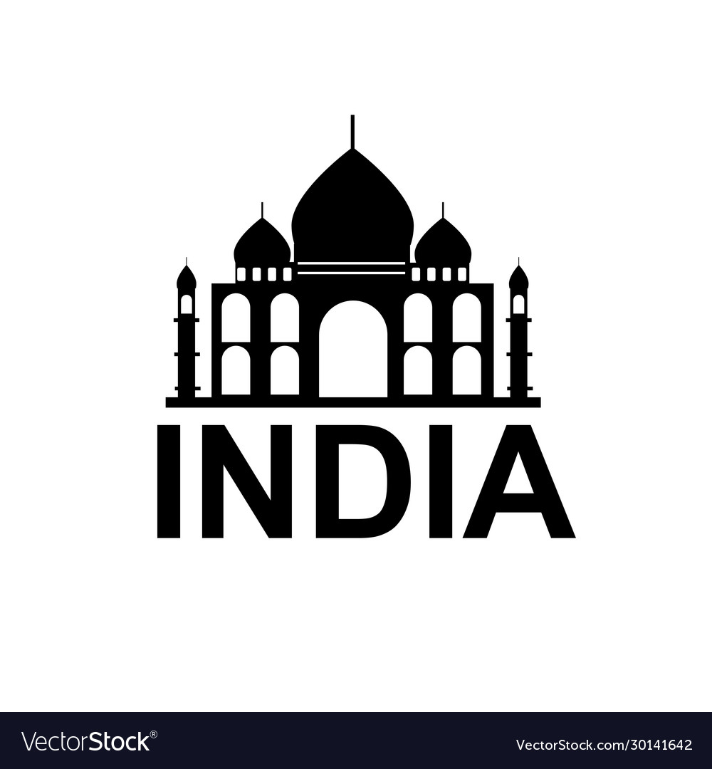 Flag india map symbol state for your Royalty Free Vector