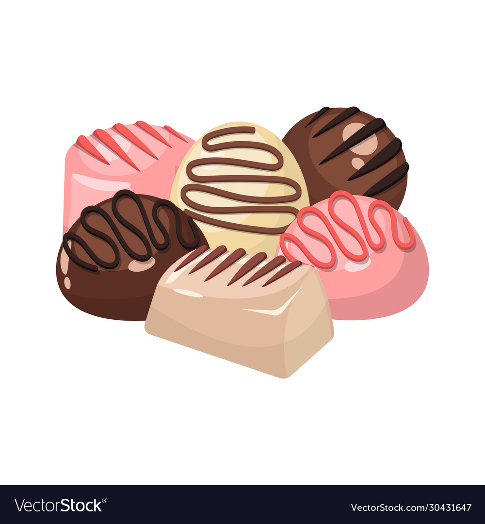 Chocolate candy Royalty Free Vector Image - VectorStock