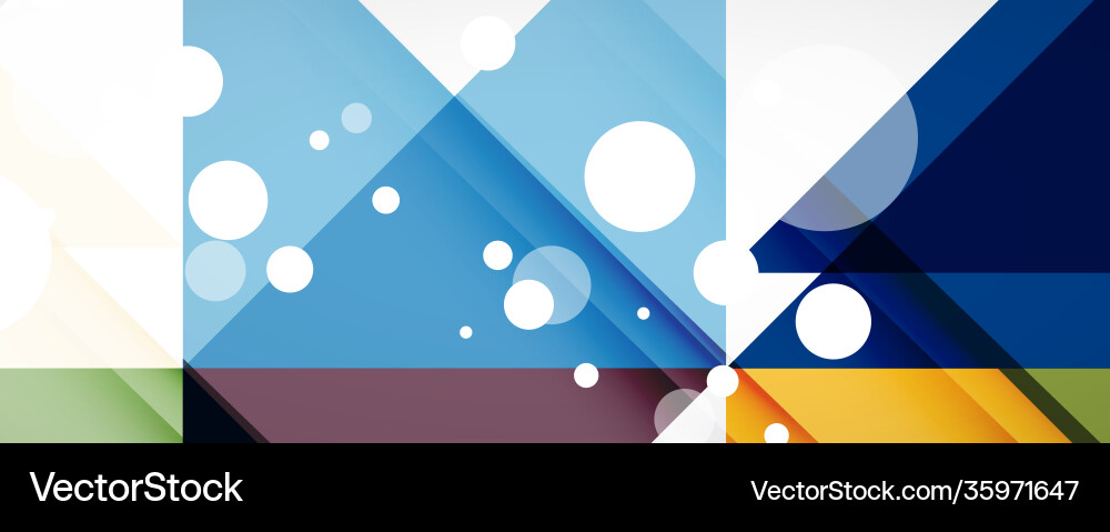 Geometric abstract background techno color Vector Image