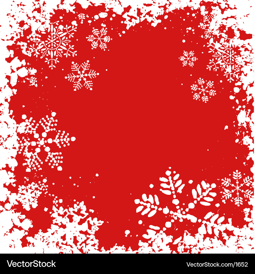 Grunge snowflake background Royalty Free Vector Image