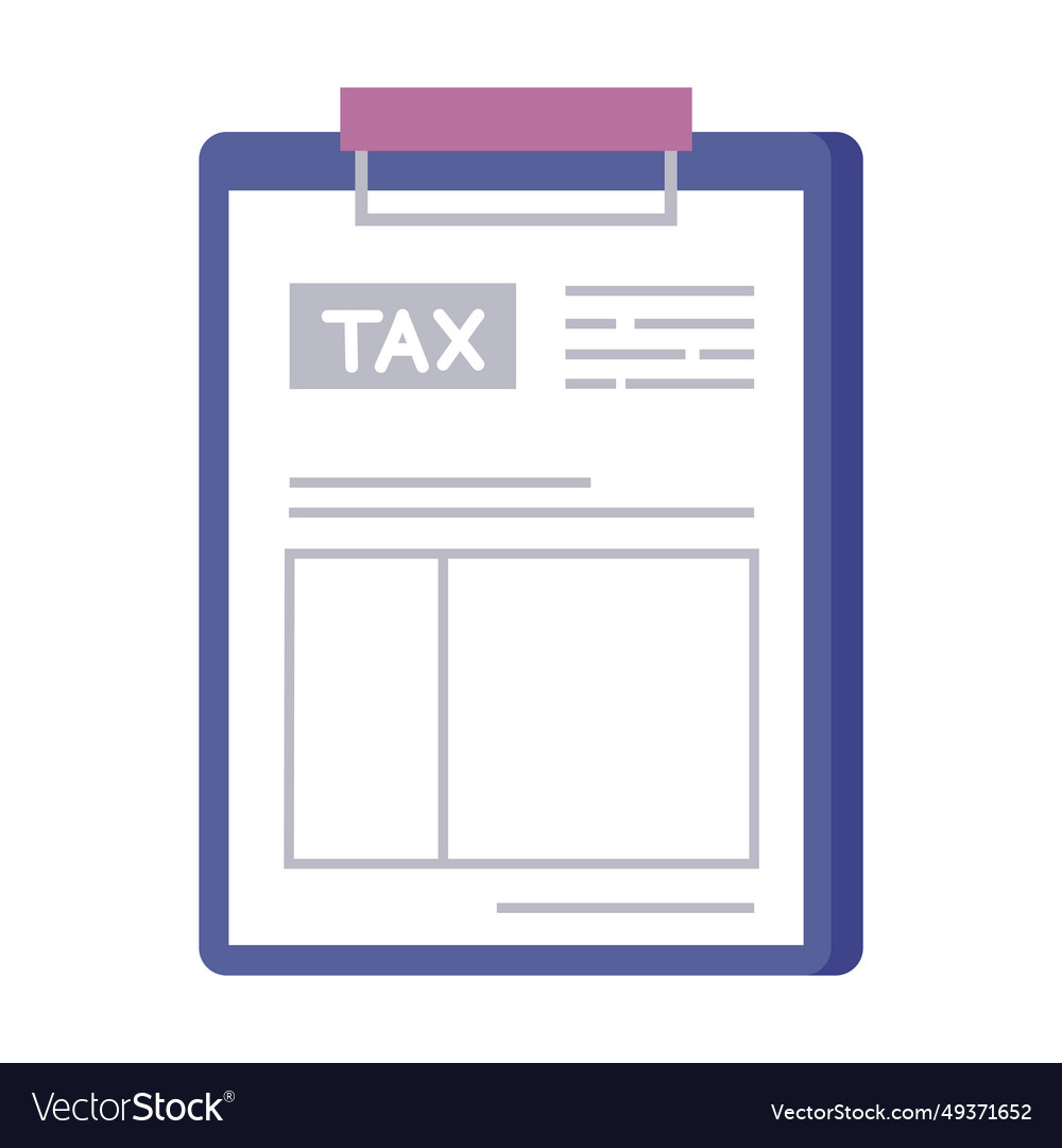 Tax Declaration Form Royalty Free Vector Image Tax Declaration Form Royalty Free Vector Image