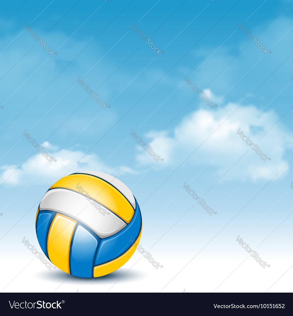 volleyball card royalty free vector image vectorstock card volleyball