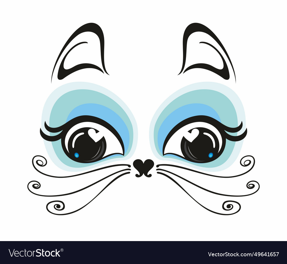 Cute Cat Royalty Free Vector Image - Vectorstock