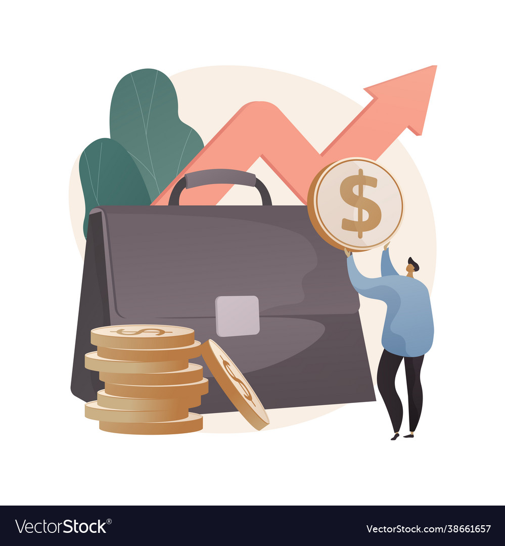 Investment abstract concept Royalty Free Vector Image