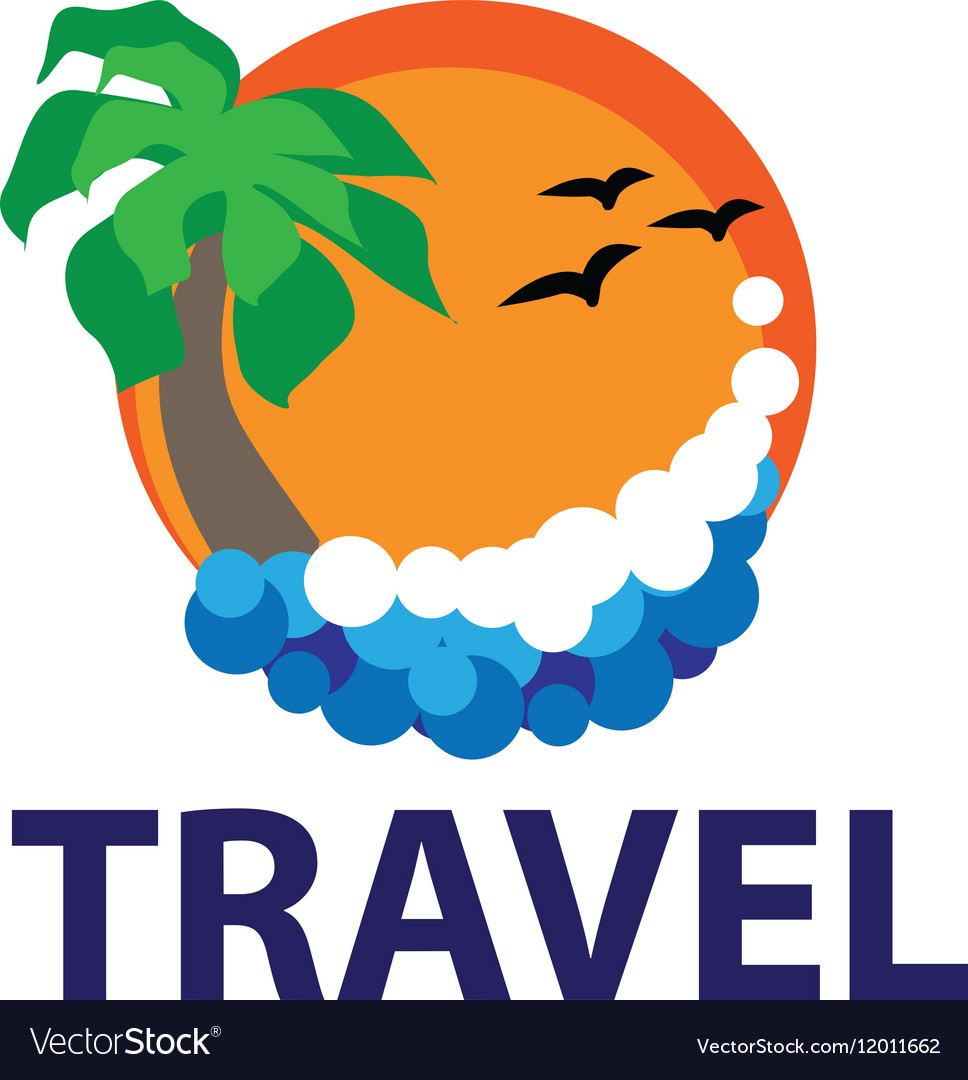 Logo travel Royalty Free Vector Image - VectorStock