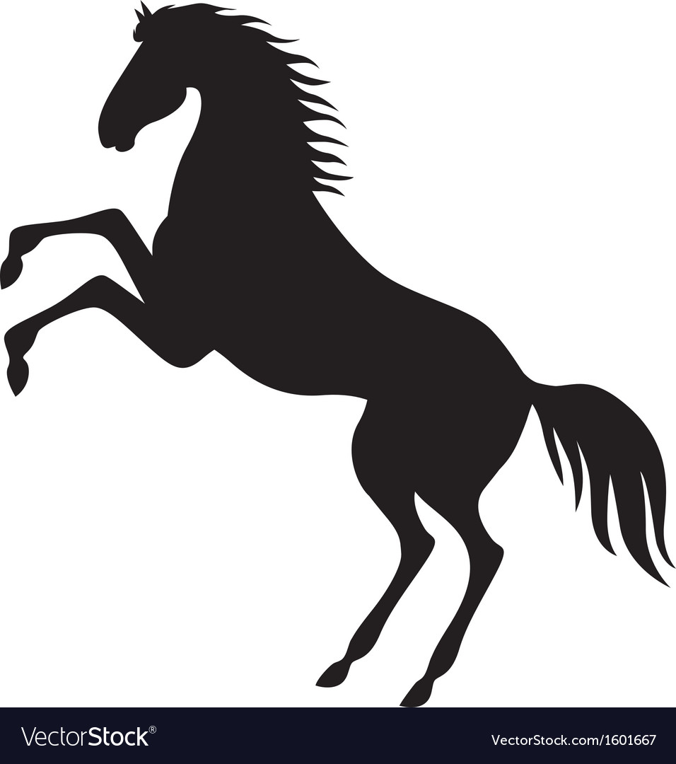 Horse Hold Royalty Free Vector Image - Vectorstock