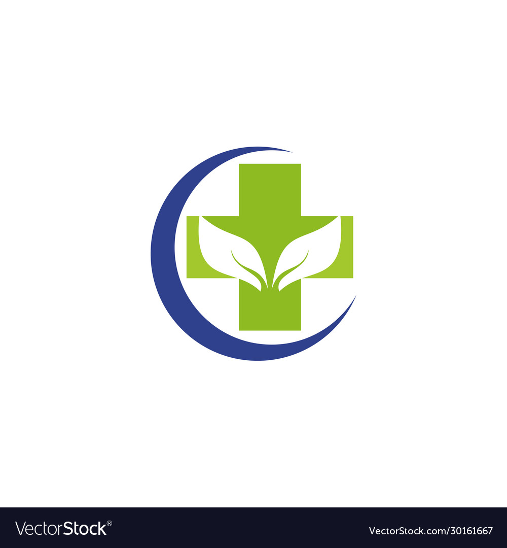 Medical and health care logo design template Vector Image