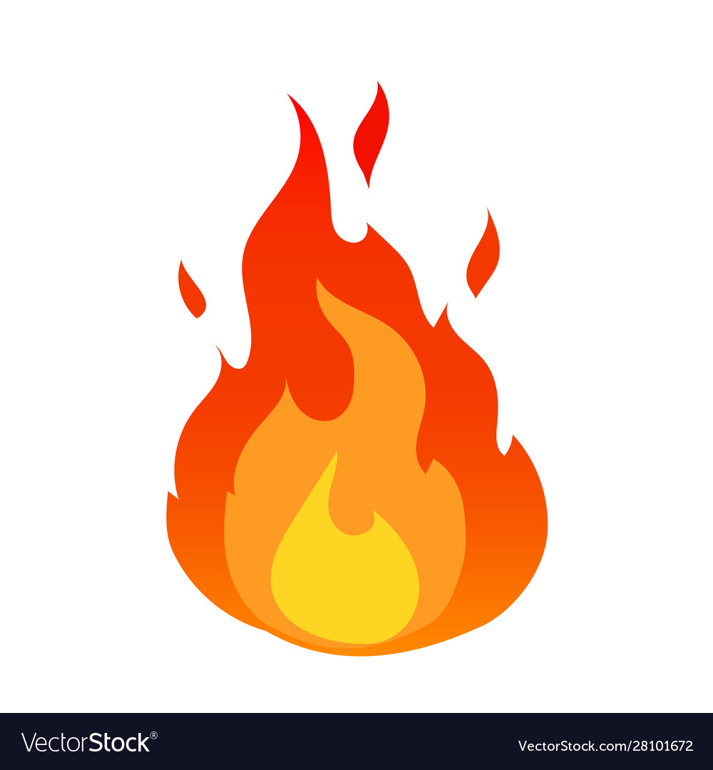 Fire Vector Isolated Stock Illustration - Download Image Now