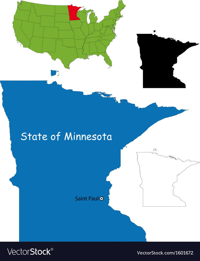 Minnesota County Map High Res Vector Graphic Getty Images - Bank2home.com