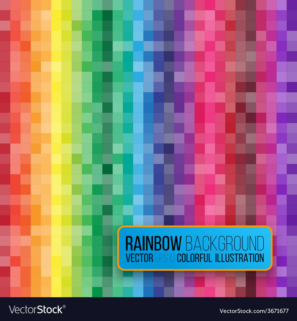 Abstract rainbow background geometric pattern Vector Image