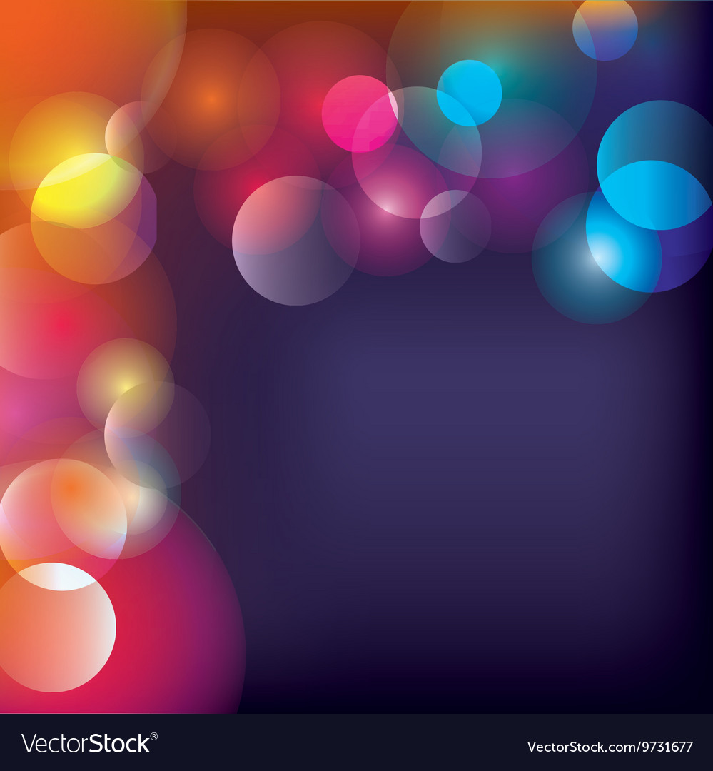 Blurred lights background wallpaper design Vector Image