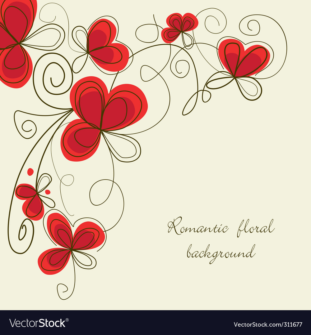 Download Floral corner Royalty Free Vector Image - VectorStock