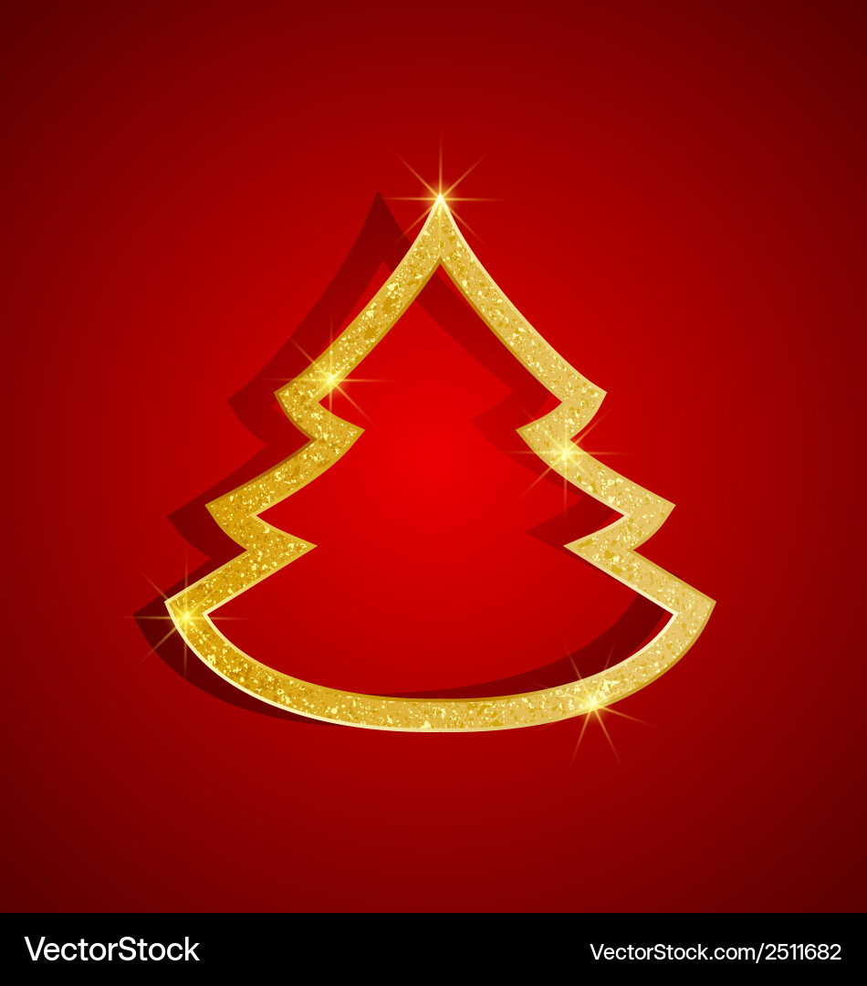 Christmas tree Royalty Free Vector Image - VectorStock