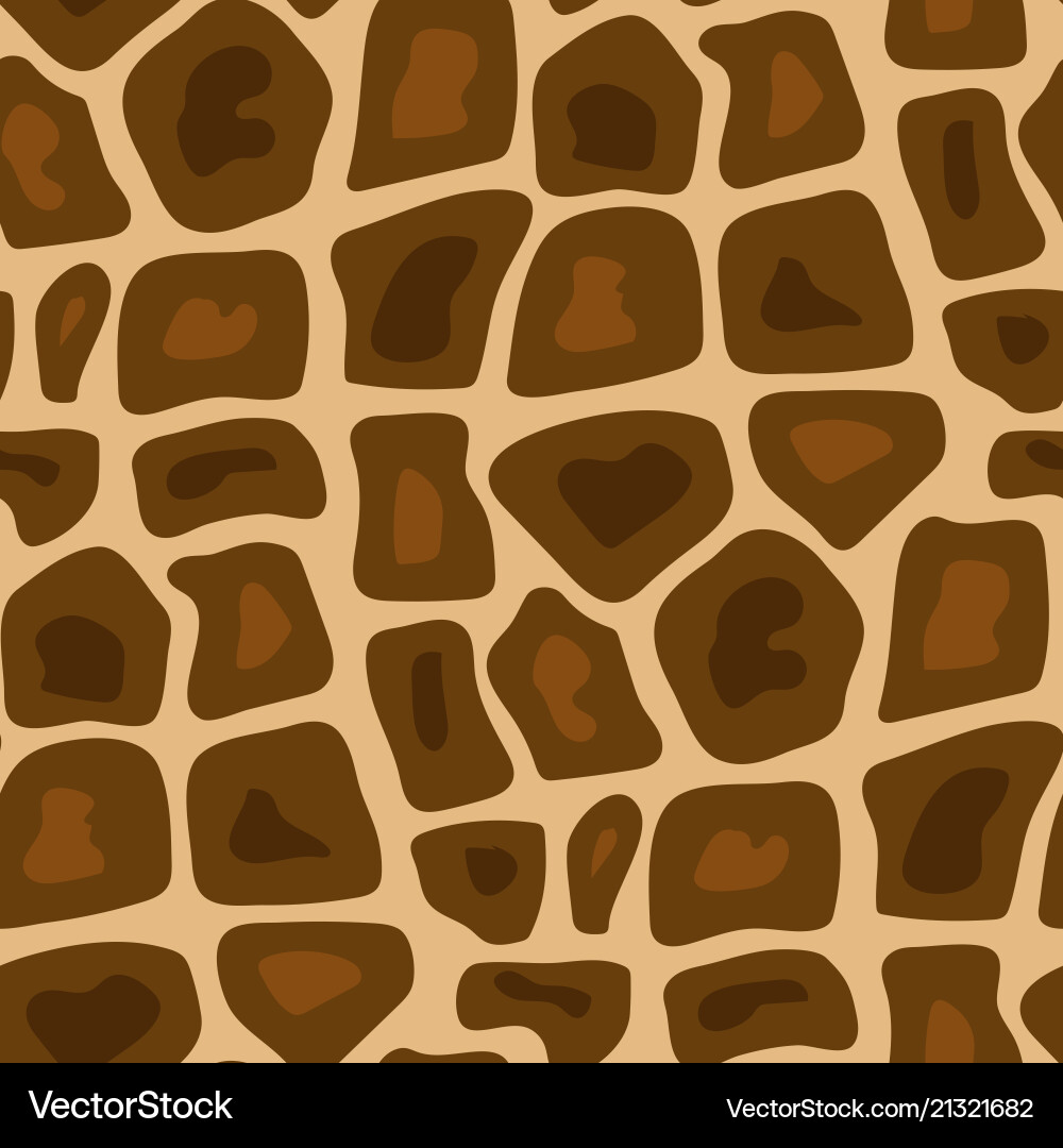 Giraffe seamless pattern Royalty Free Vector Image
