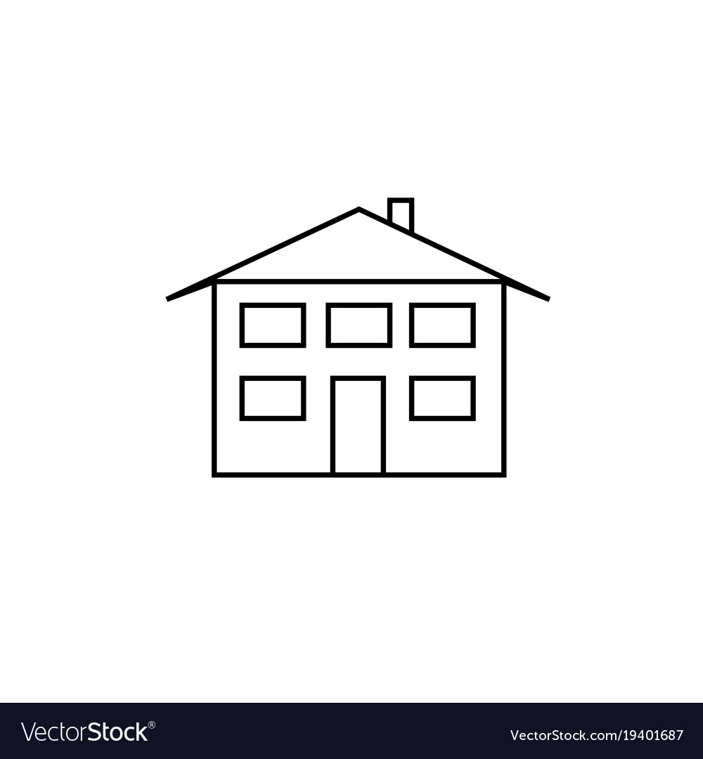 House icon Royalty Free Vector Image - VectorStock