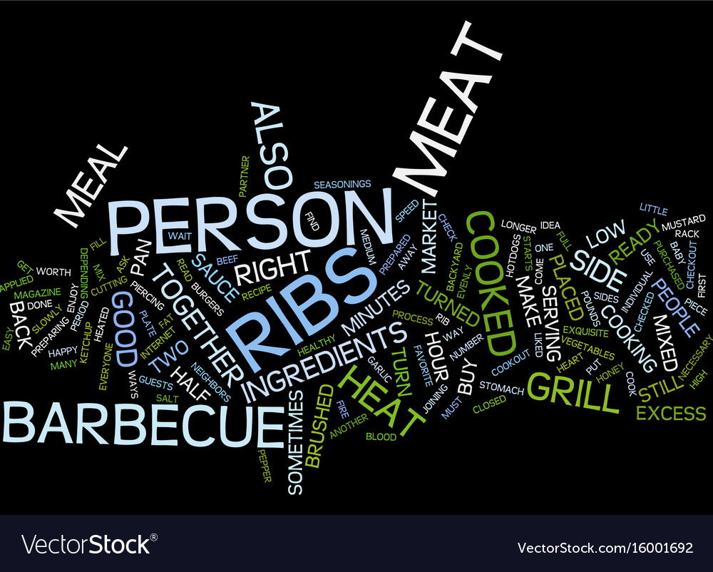 Barbecue Sauce For A Perfect Barbeque Text Vector Image