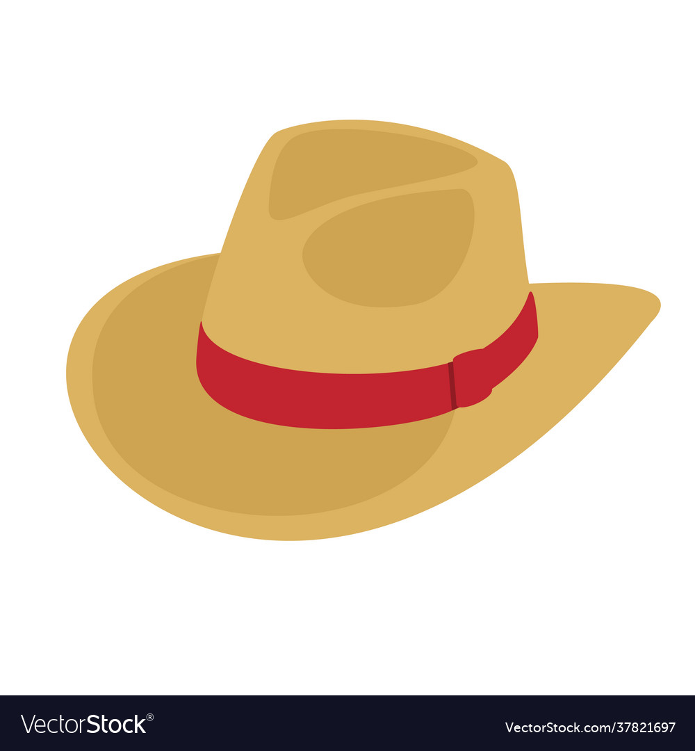 Cowboy hat isolated on white background Royalty Free Vector