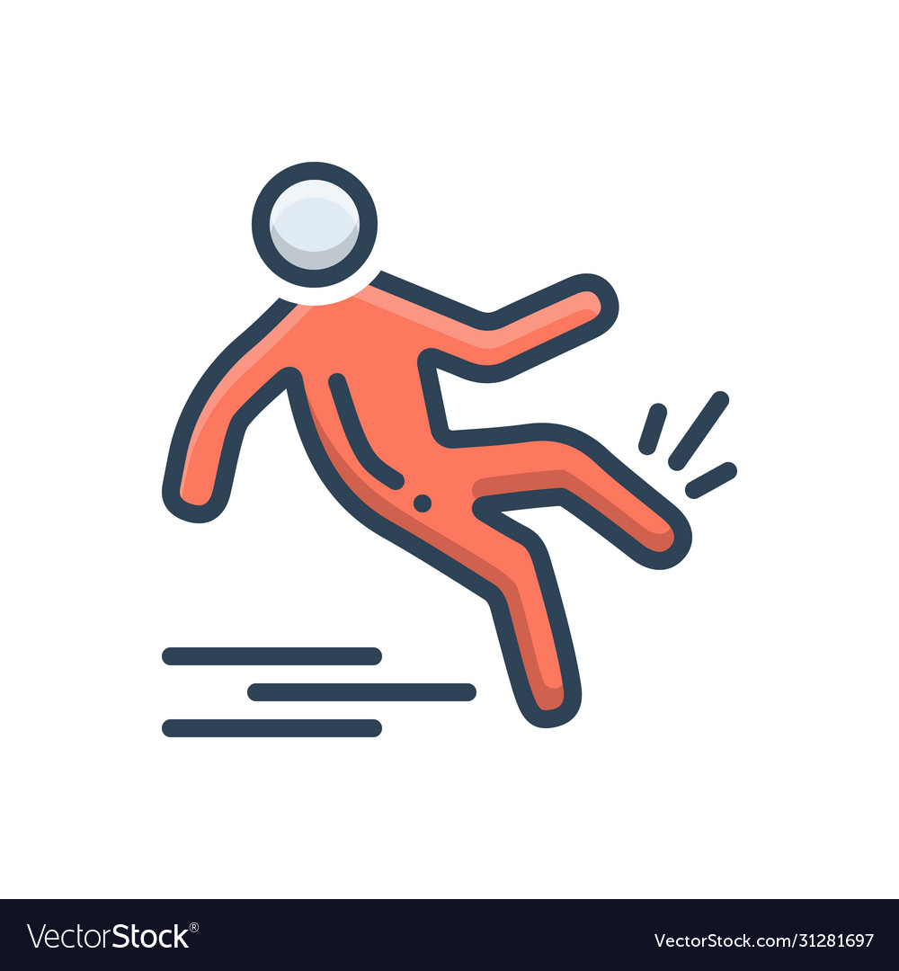 Slippery Royalty Free Vector Image - VectorStock