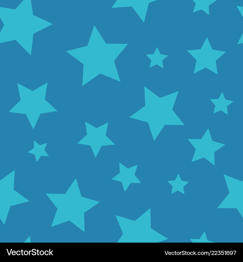 Starry night - seamless background pattern Vector Image