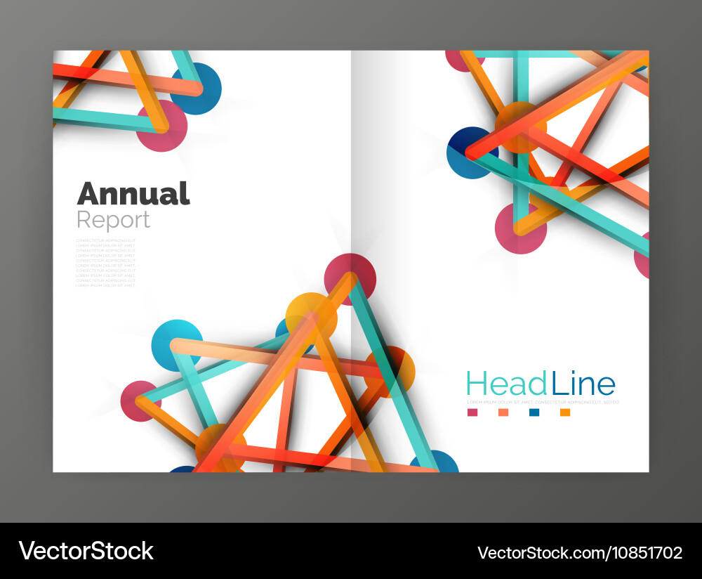 Geometric molecule abstract background Royalty Free Vector