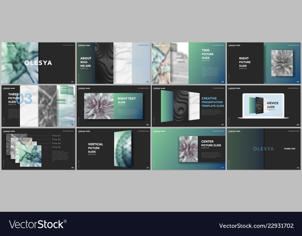 Minimal Presentations Design Portfolio Royalty Free Vector