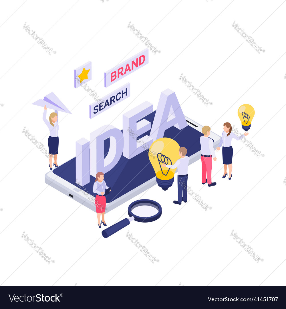 Branding Strategy Concept Royalty Free Vector Image Branding Strategy Concept Royalty Free Vector Image