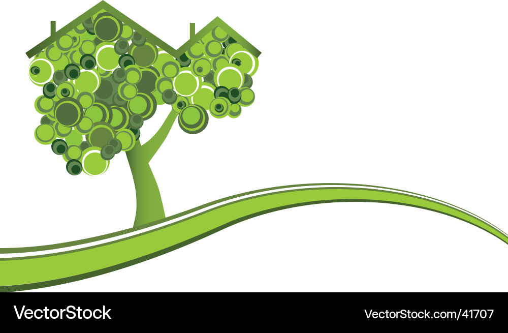 Conceptual ecology theme Royalty Free Vector Image