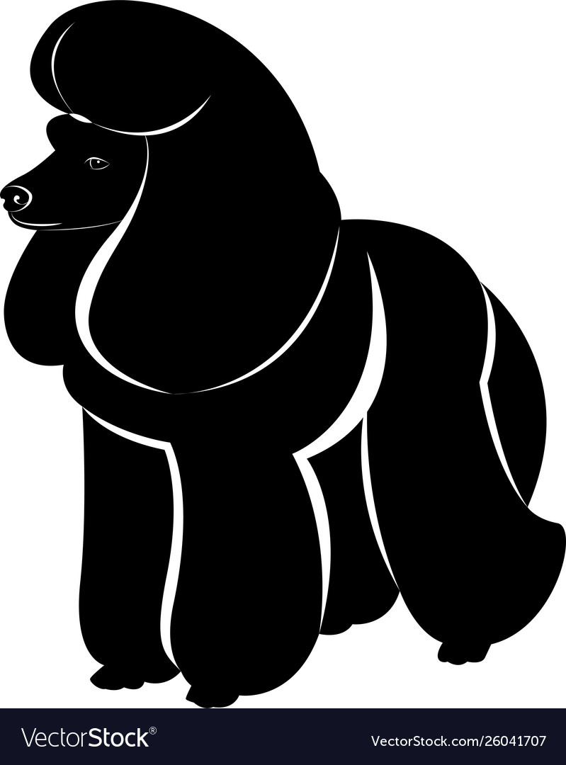 Poodle Silhouette Clip Art