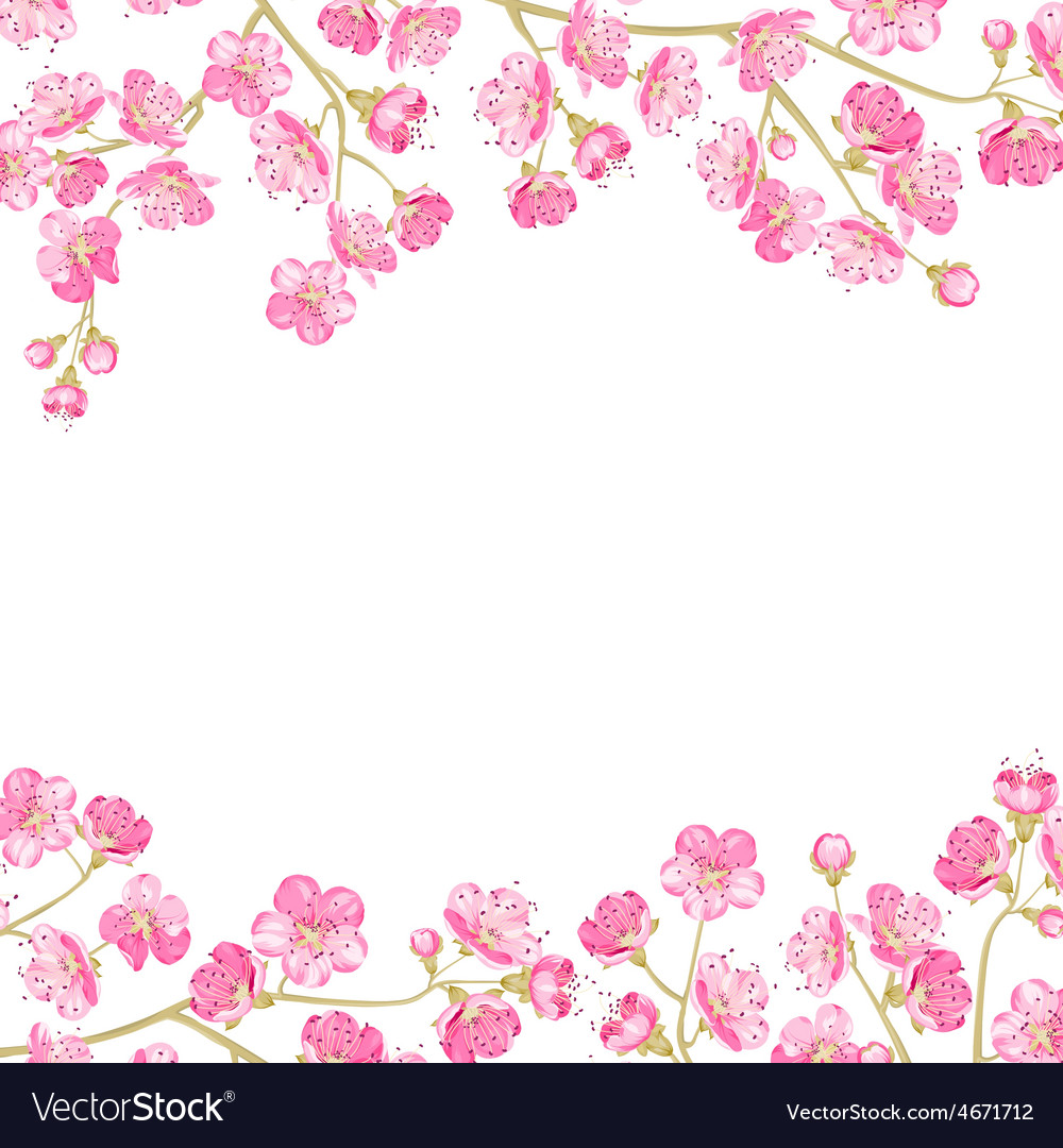 Download Spring flowers wallpaper Royalty Free Vector Image