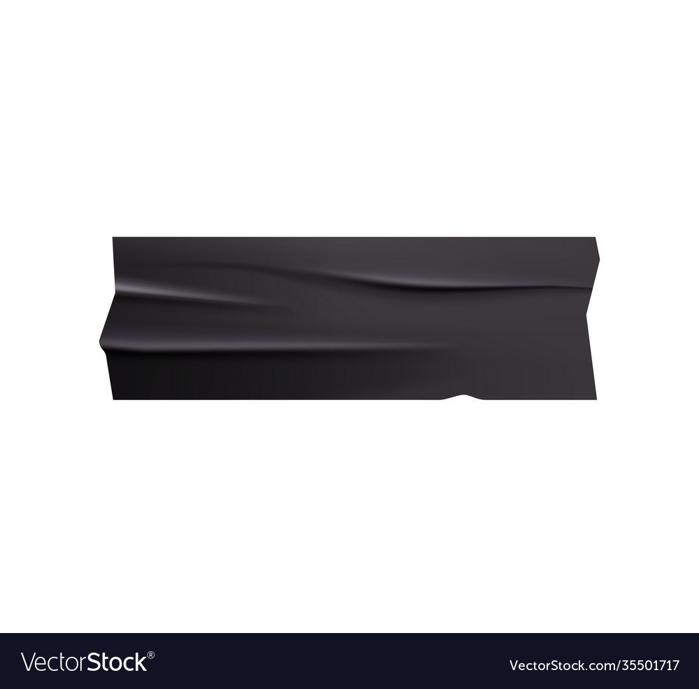 Black tape Royalty Free Vector Image - VectorStock