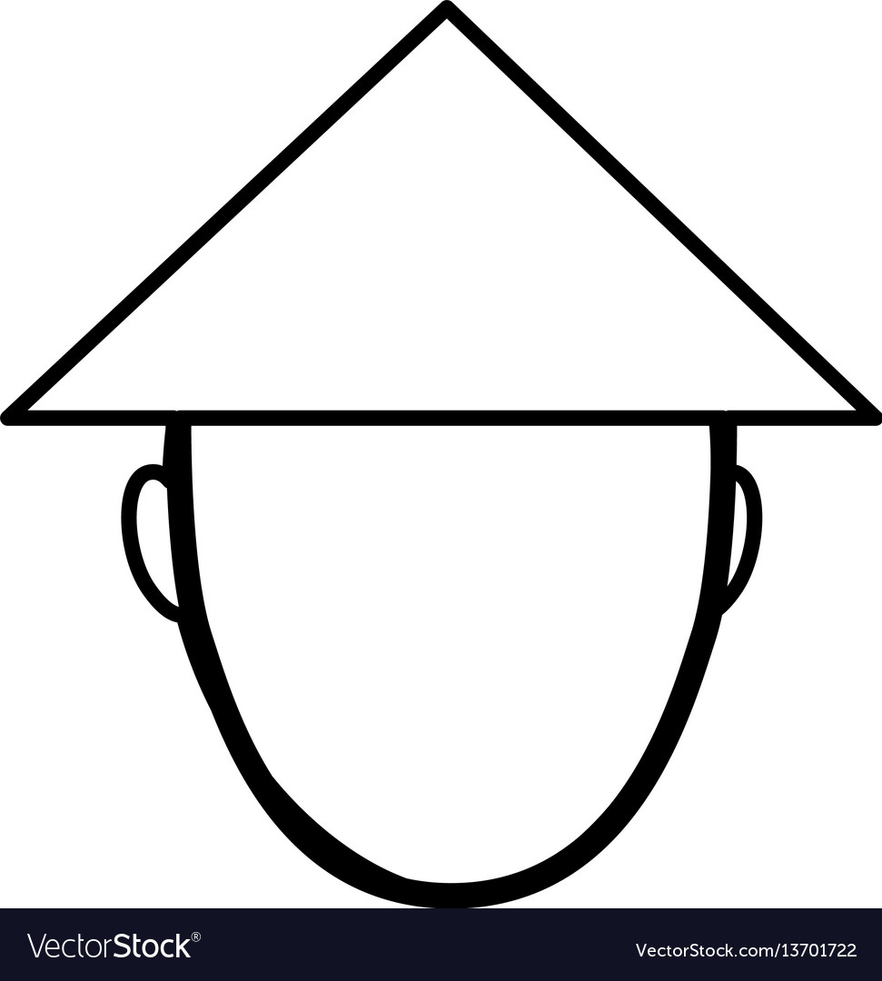 black chinese hat