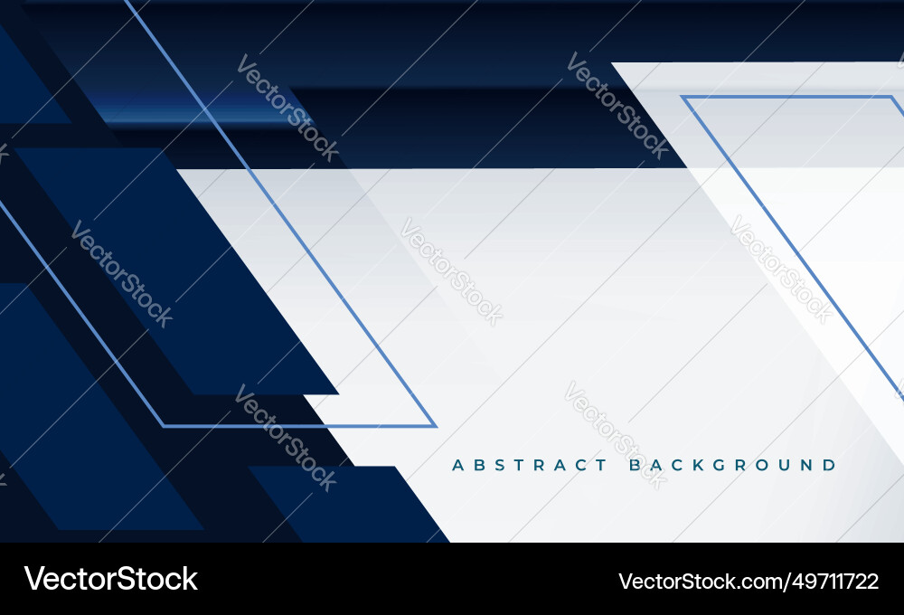 Dark blue and white abstract background Royalty Free Vector